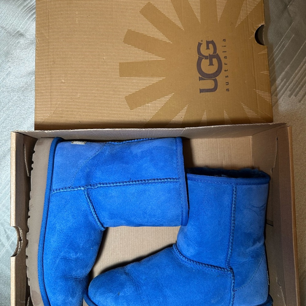 UGG Kids Vibrant Blue Boots